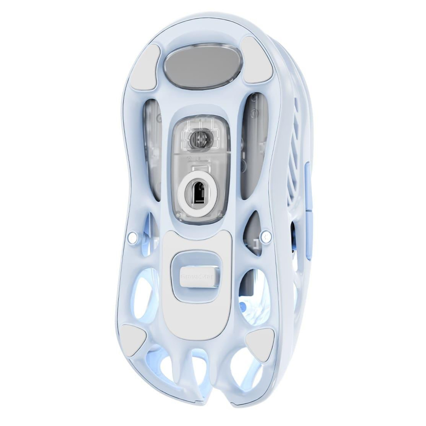 Мышь GravaStar Mercury M1 Pro Magnesium Alloy Body BT/WL/USB-A RGB Ice Blue (GRAVASTARM1PRO_BLU)