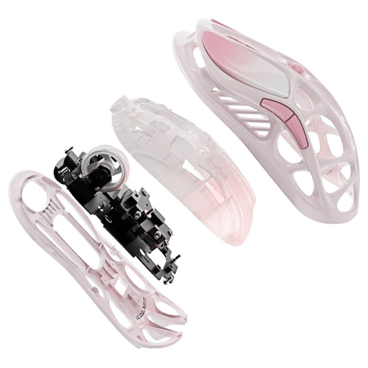 Мышь GravaStar Mercury M1 Pro Magnesium Alloy Body BT/WL/USB-A RGB Sakura Pink (GRAVASTARM1PRO_PNK)