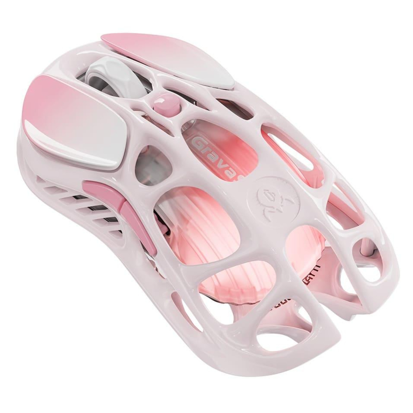 Мышь GravaStar Mercury M1 Pro Magnesium Alloy Body BT/WL/USB-A RGB Sakura Pink (GRAVASTARM1PRO_PNK)