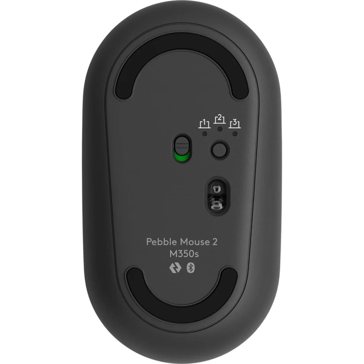 Бездротова миша Logitech M350s Pebble Mouse 2 Bluetooth Graphite (910-007015)