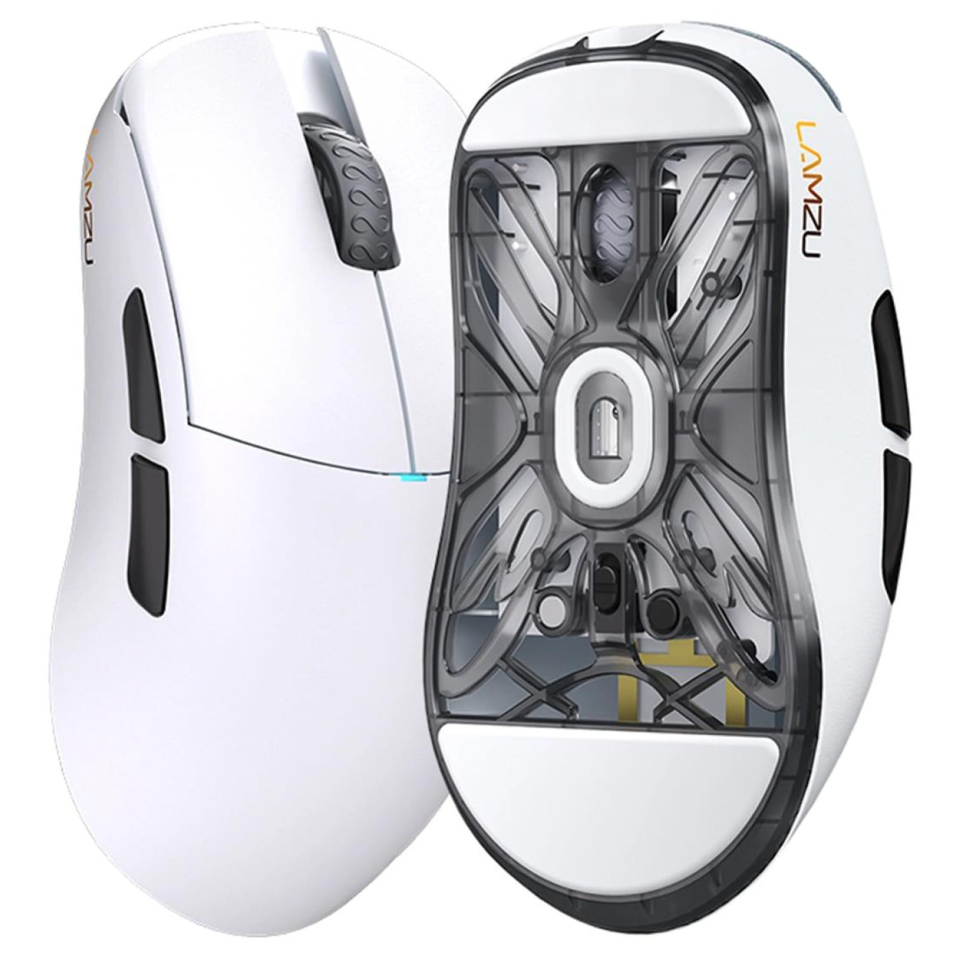 Миша Lamzu Atlantis Mini 8K - Panda White 1K (UP TO 8K) ( Б/в