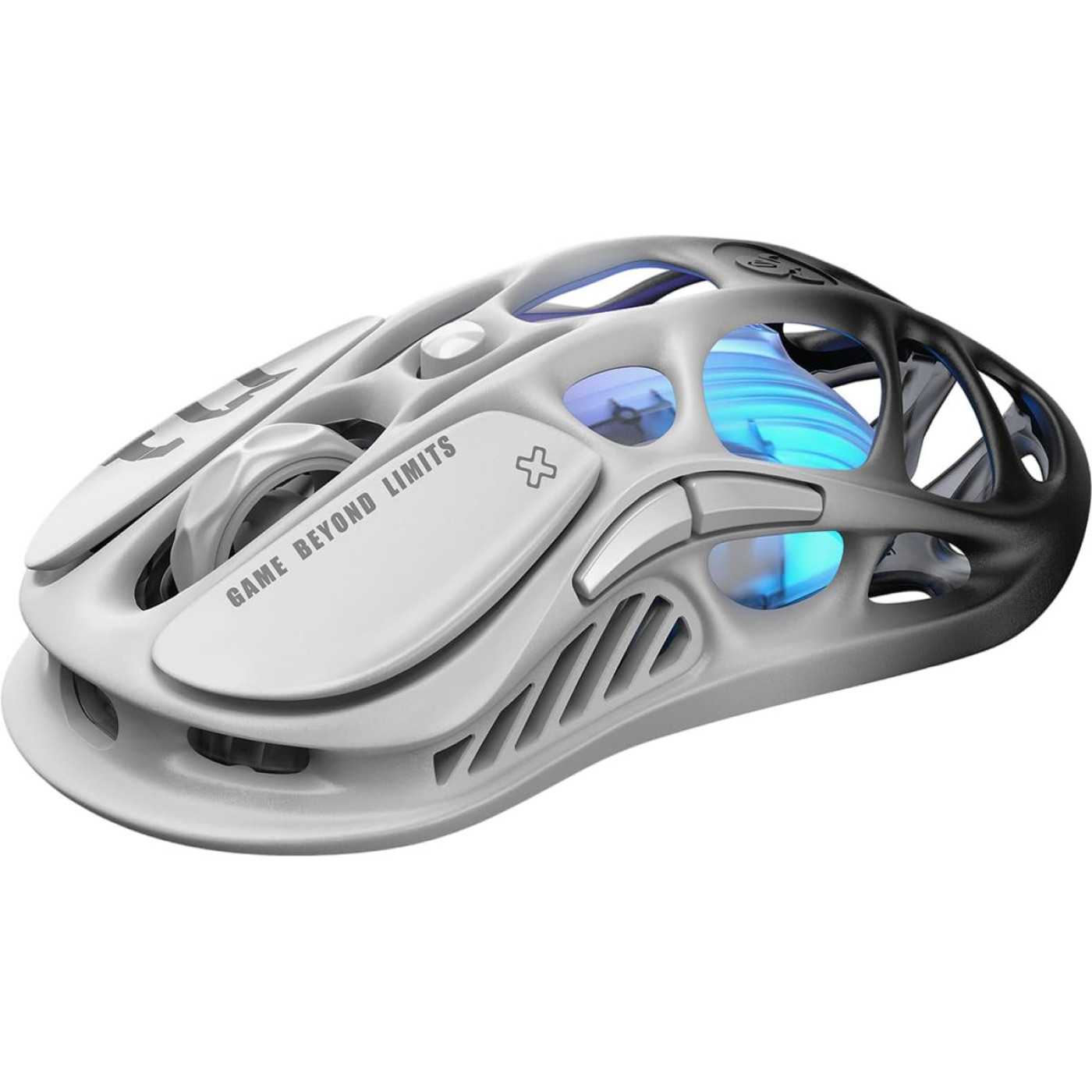 Мышь GravaStar Mercury M1 Pro, BT/WL/USB-A, RGB, чорно-билий (GRAVASTARM1PRO_GBLK)