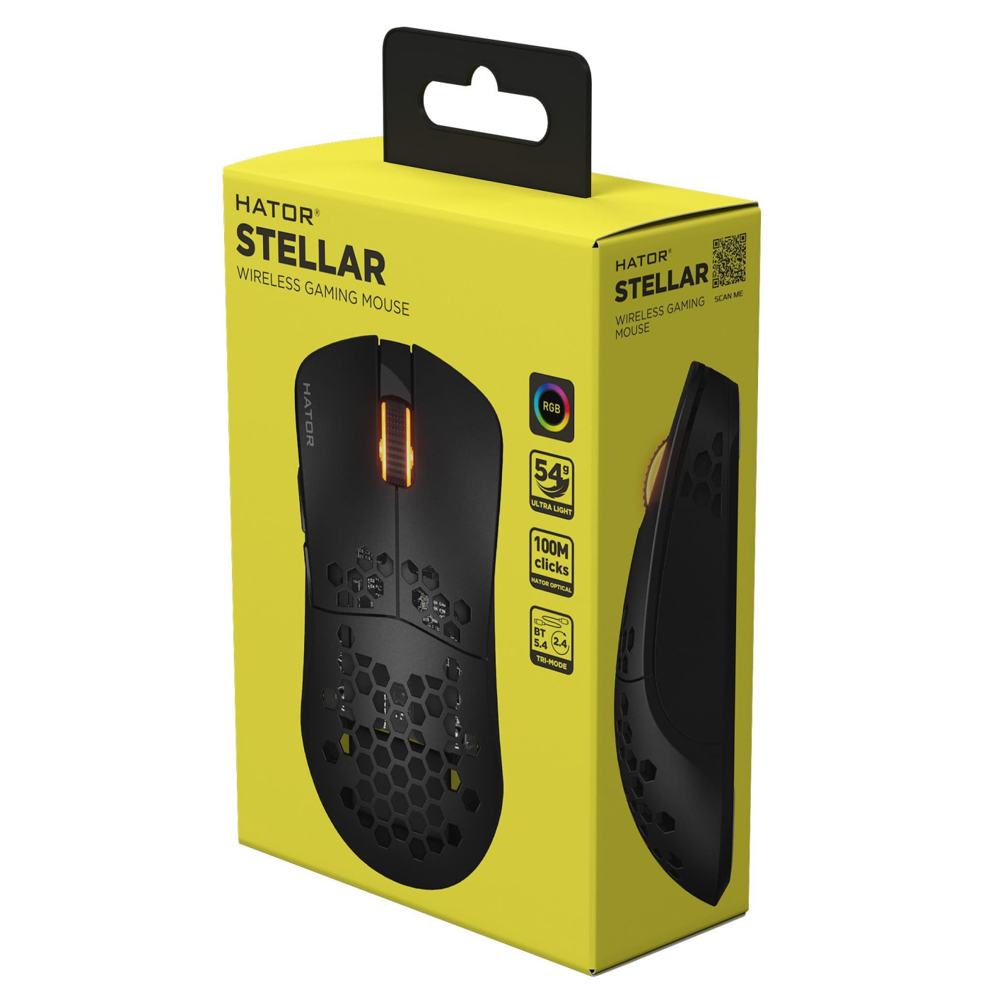 Мышь HATOR Stellar Wireless Black (HTM650)