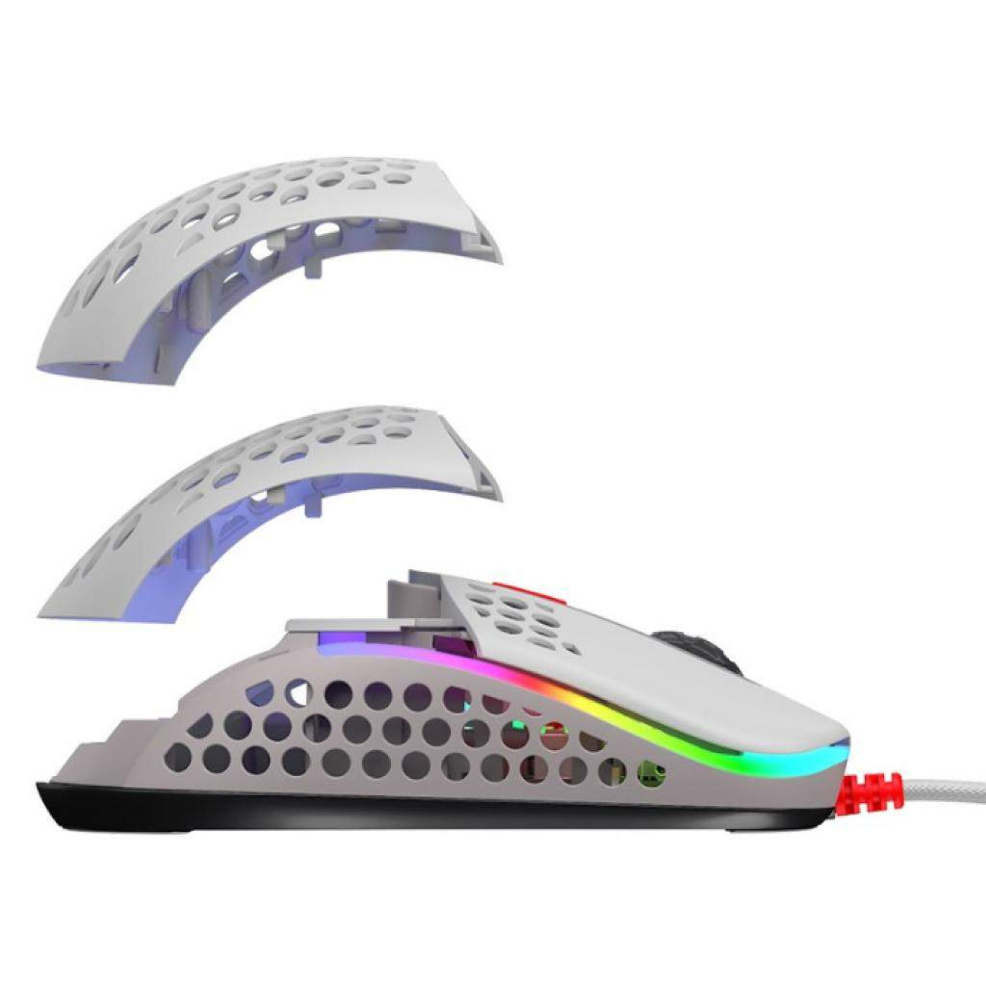 Мышь Cherry Xtrfy M42 RGB USB Retro Grey (XG-M42-RGB-RETRO)