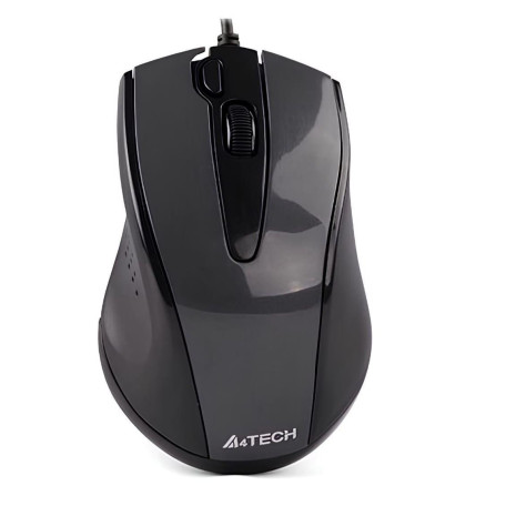 Миша A4Tech N-500F USB Glossy Grey (N-500F-1 (Glossy Grey))