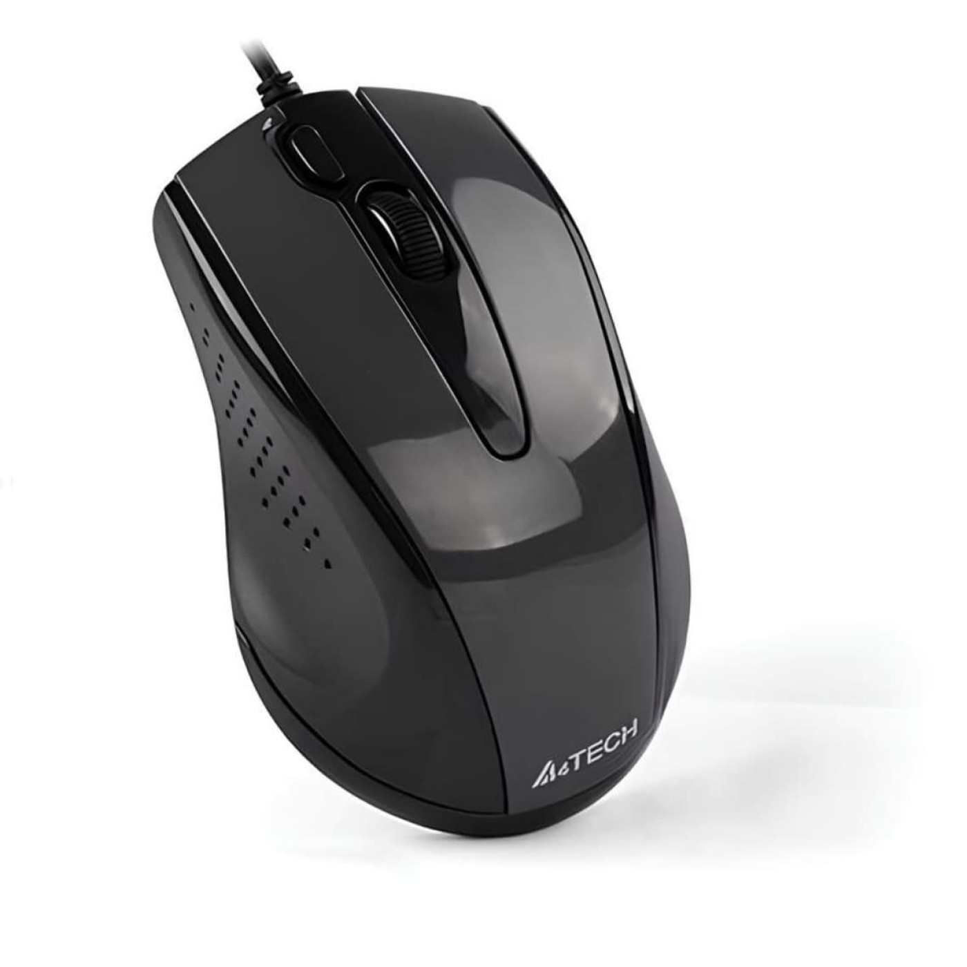 Миша A4Tech N-500F USB Glossy Grey (N-500F-1 (Glossy Grey))