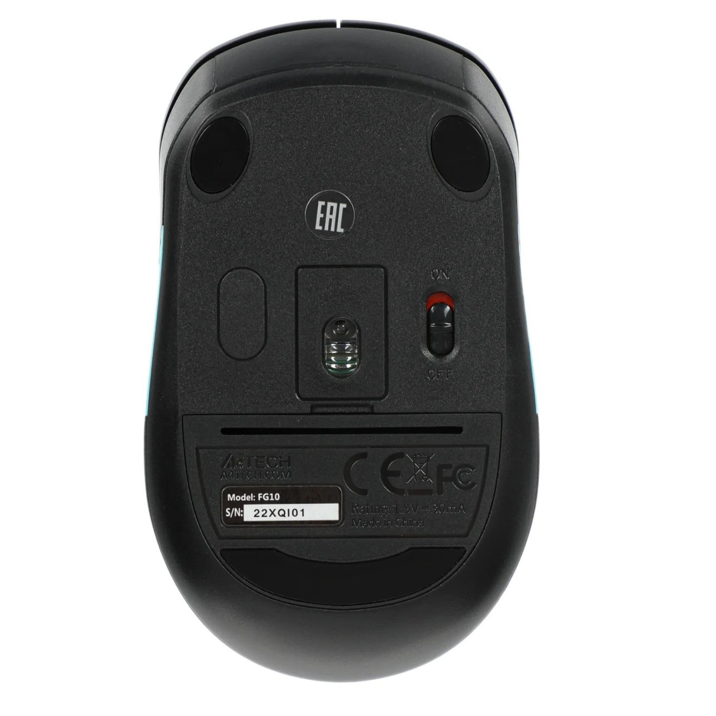 Бездротова миша A4Tech Fstyler FG10 Wireless Black/Blue (FG10 (Blue))