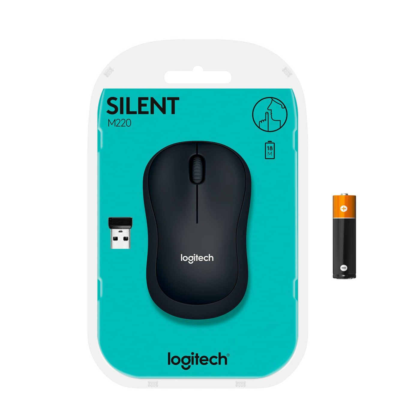 Бездротова миша Logitech M220 Wireless Charcoal (910-004878)