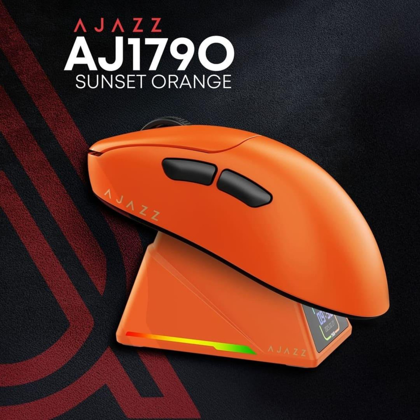 Мышь Ajazz AJ179 APEX Orange 8K Charging Dock (AJM179-A-O)