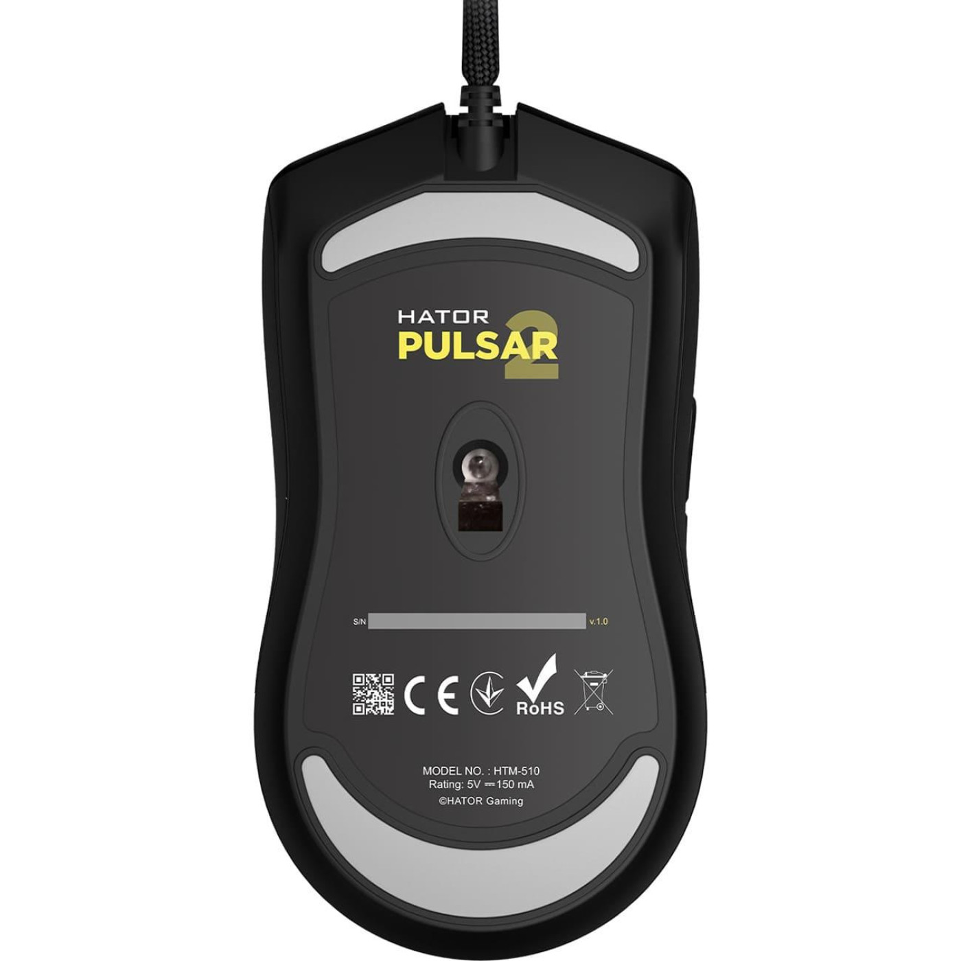 Мышь HATOR Pulsar 2 USB Black (HTM-510) Б/у