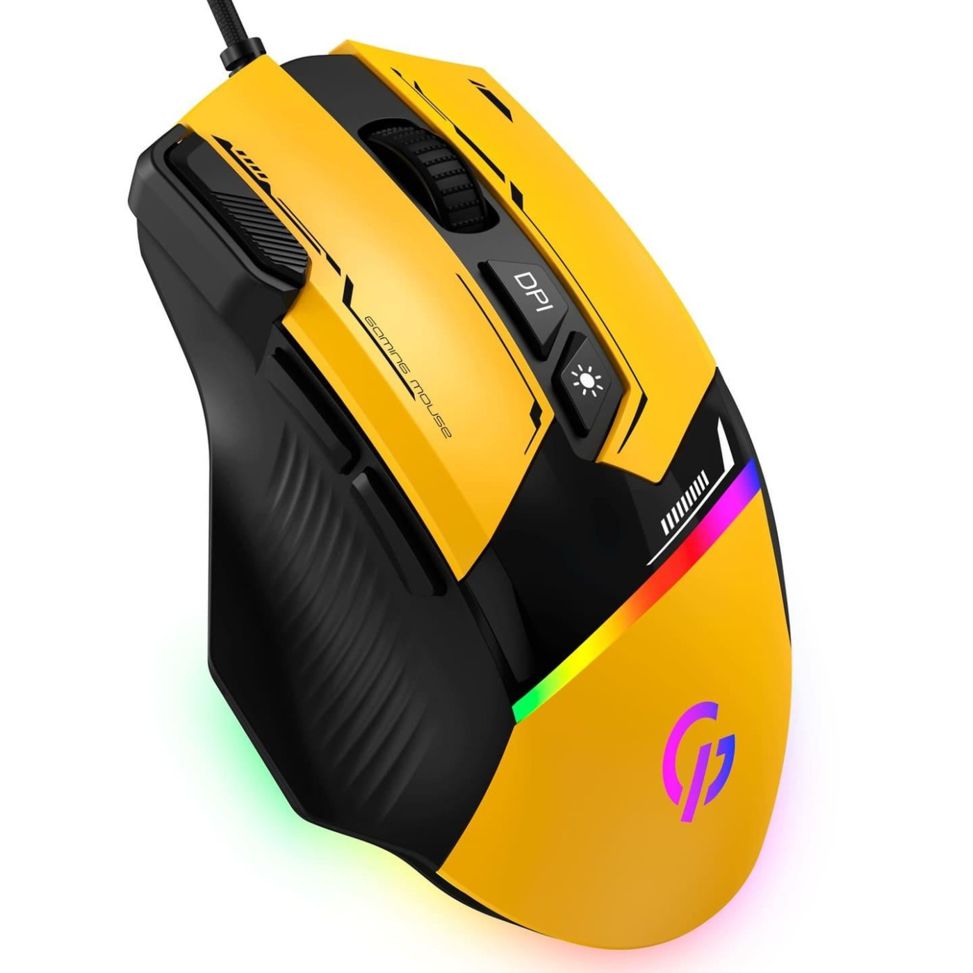 Миша GamePro GM300Y RGB USB Yellow (GM300Y)