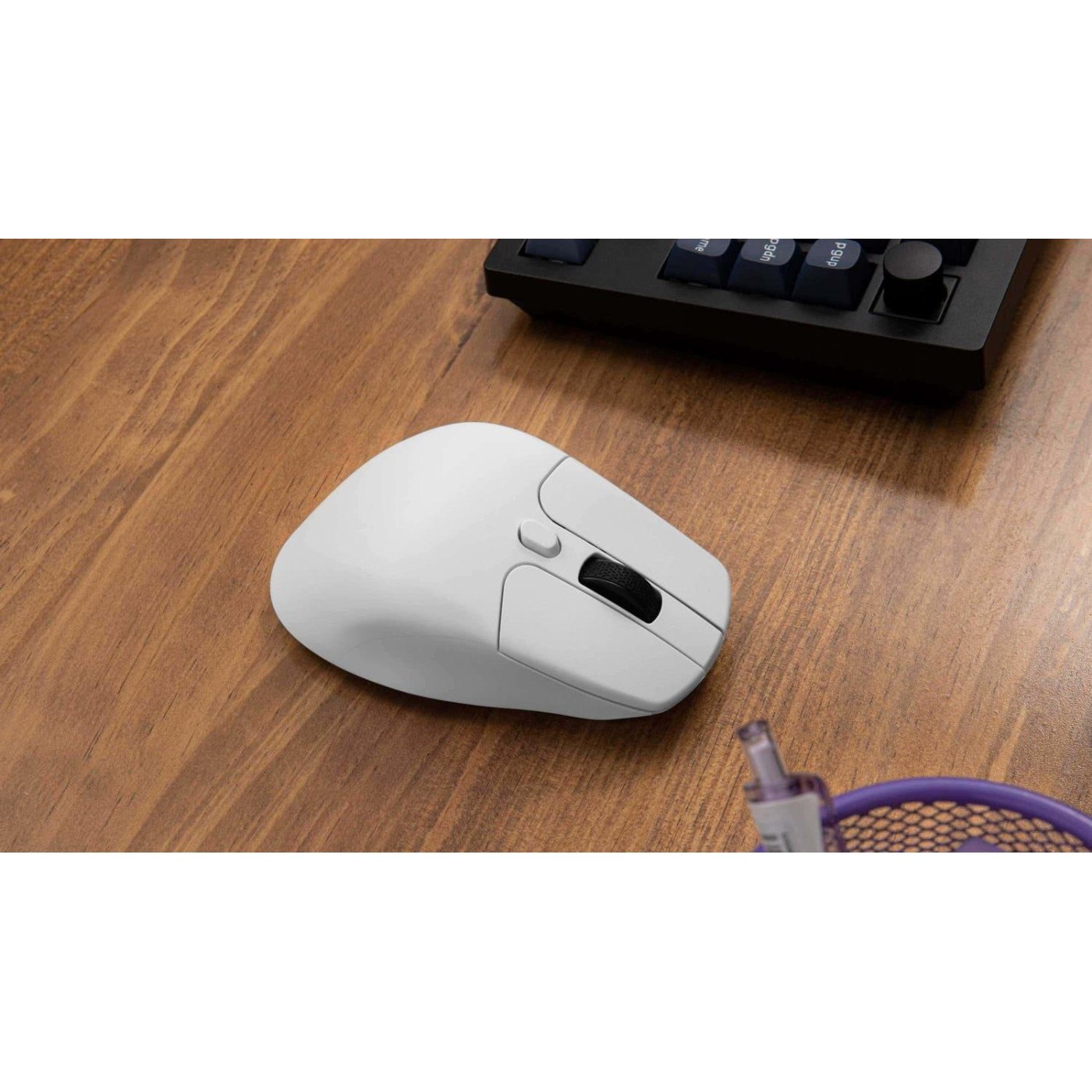 Мышь Keychron M6 BT/WL/USB-A/USB-C White (M6-A3)