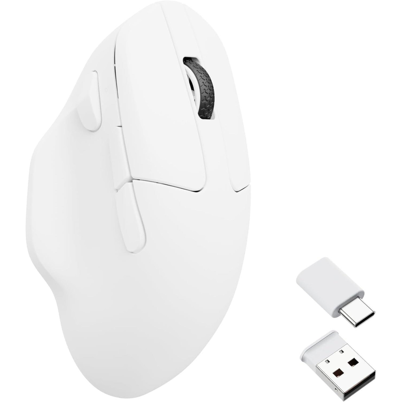 Мышь Keychron M7 BT/WL/USB-A/USB-C White (M7-A3)