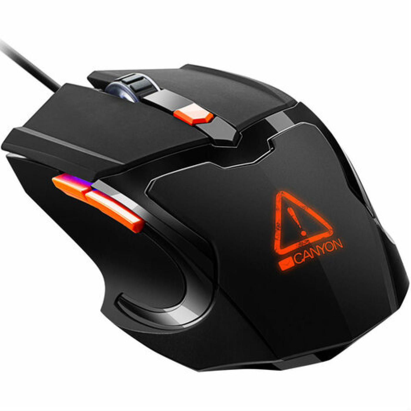 Миша Canyon Vigil CND-SGM02RGB USB Black-Orange (CND-SGM02RGB)