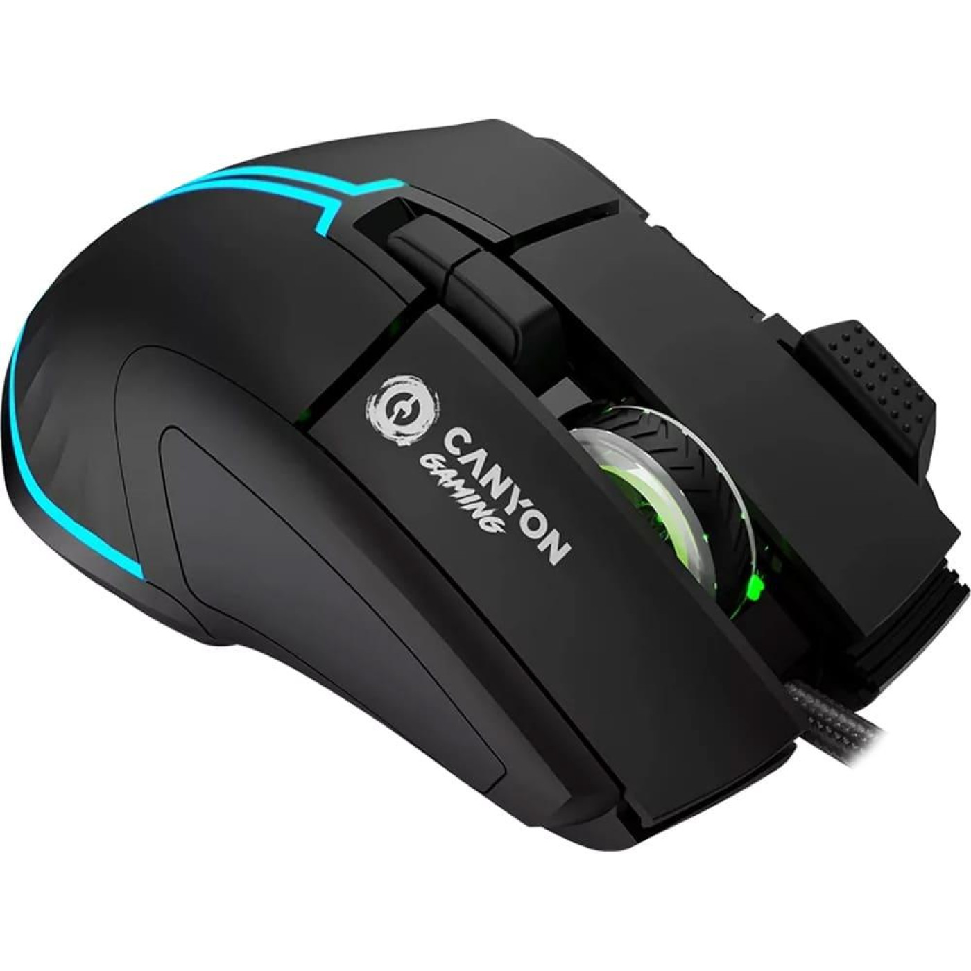 Мышь Canyon mouse Fortnax GM-636 RGB 9buttons Wired Black (CND-SGM636B)