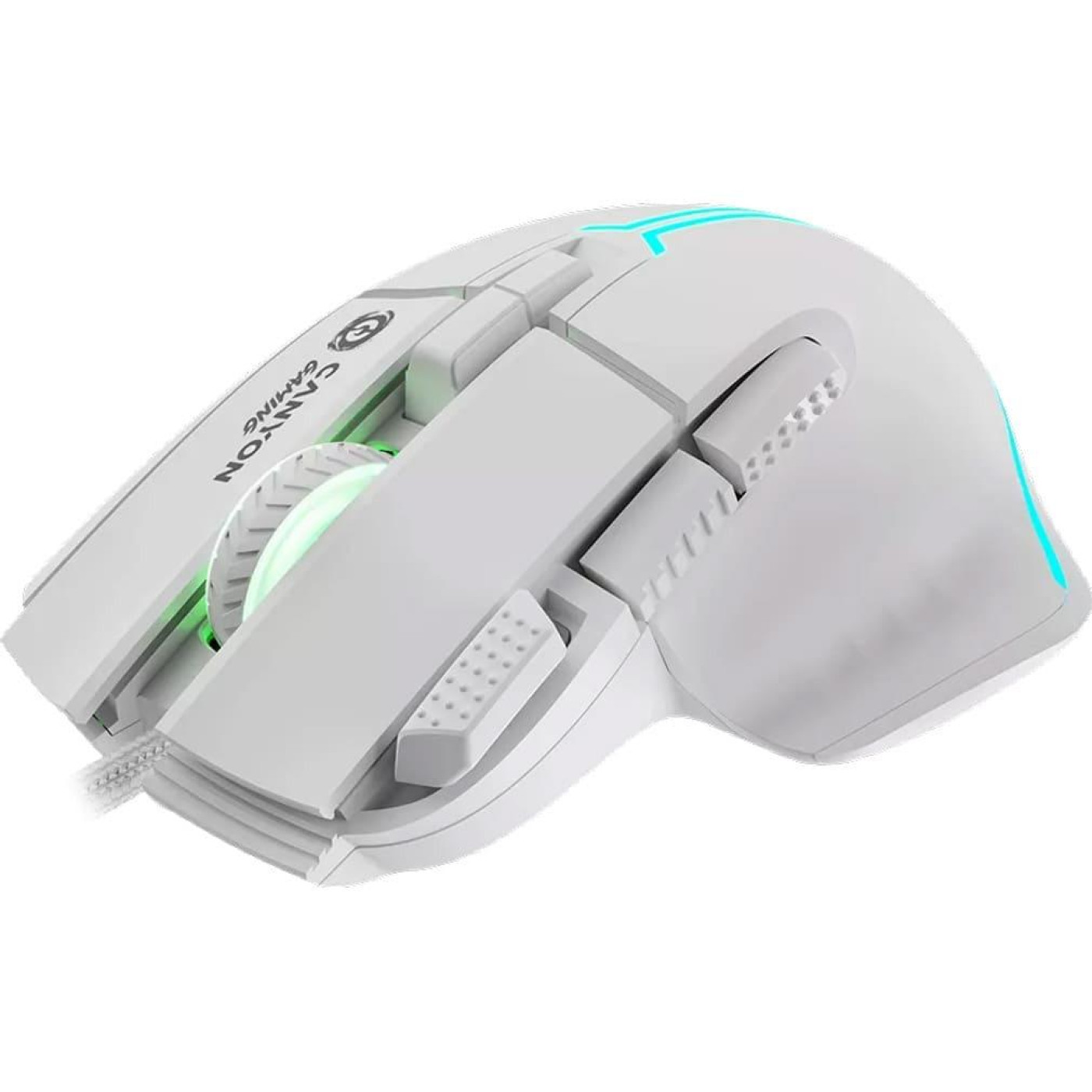 Мышь Canyon mouse Fortnax GM-636 RGB 9buttons Wired White (CND-SGM636W)