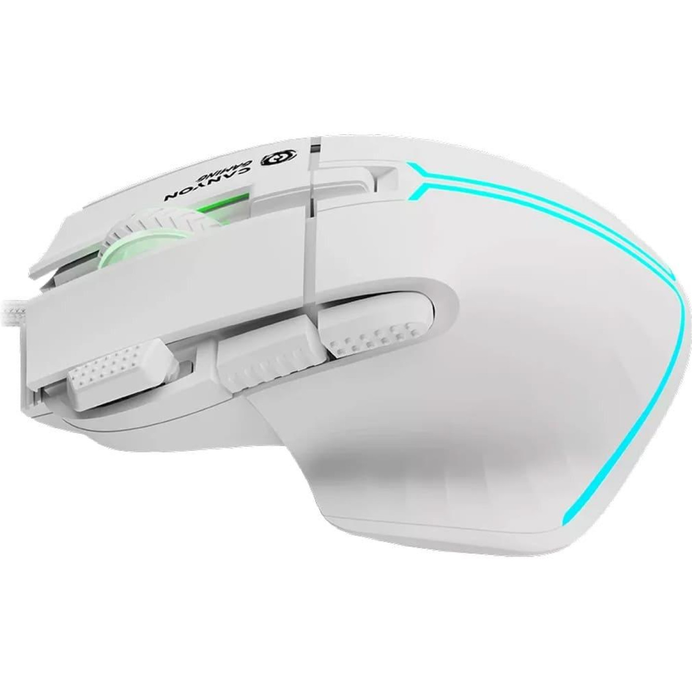 Мышь Canyon mouse Fortnax GM-636 RGB 9buttons Wired White (CND-SGM636W)