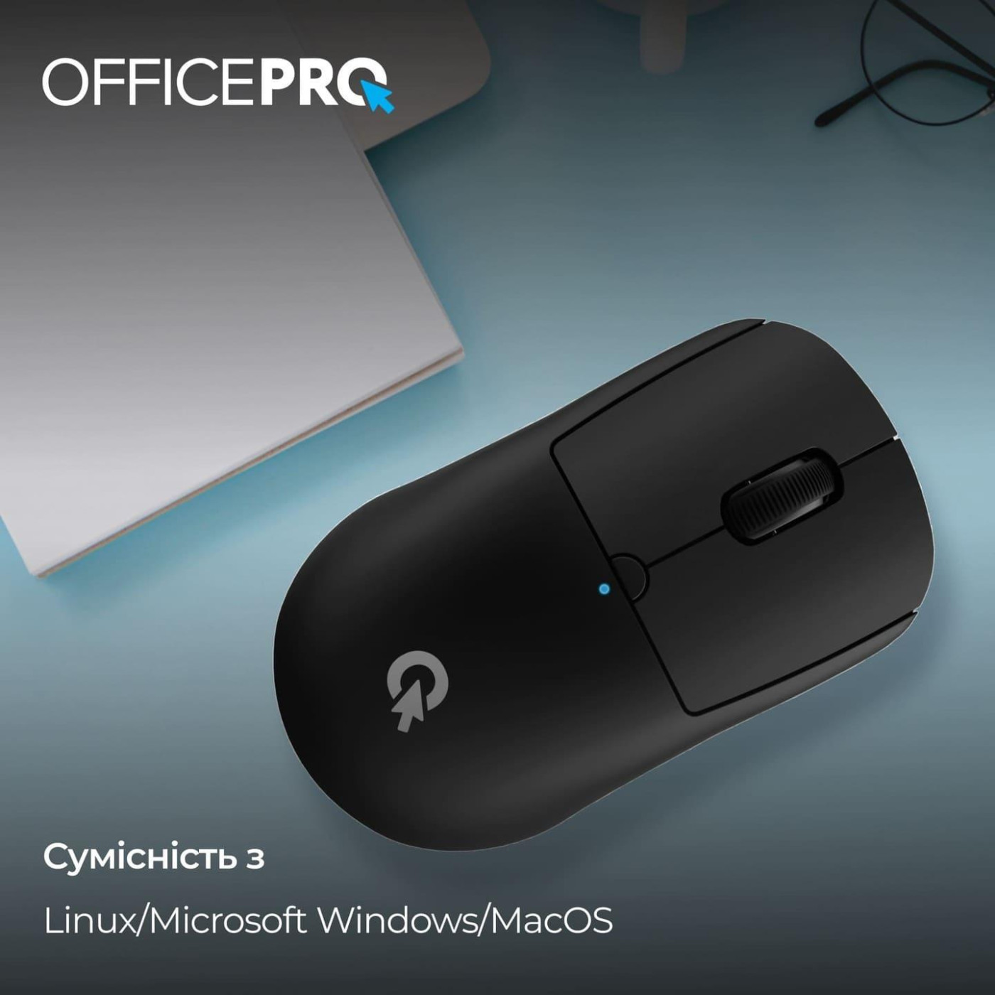Мышь OfficePro M307B Wireless (M307B)