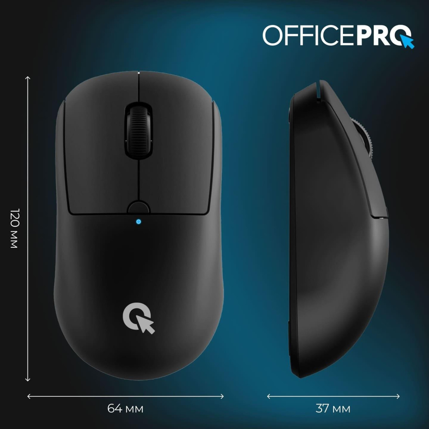 Мышь OfficePro M307B Wireless (M307B)