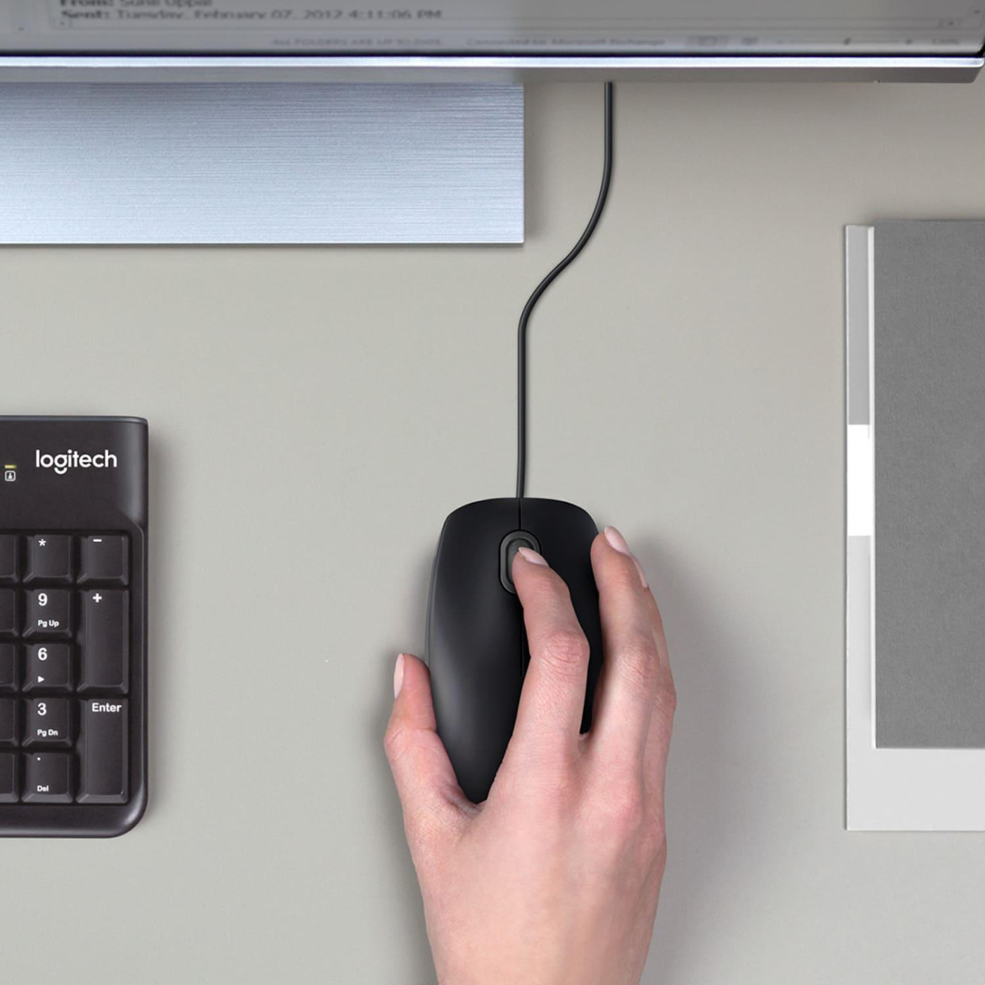 Мышь Logitech B100 USB Black (910-003357)