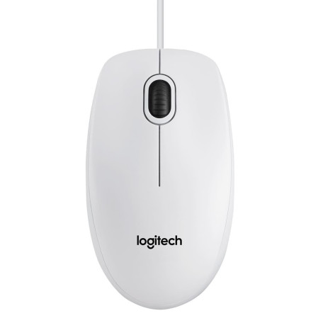 Миша Logitech B100 USB White (910-003360)