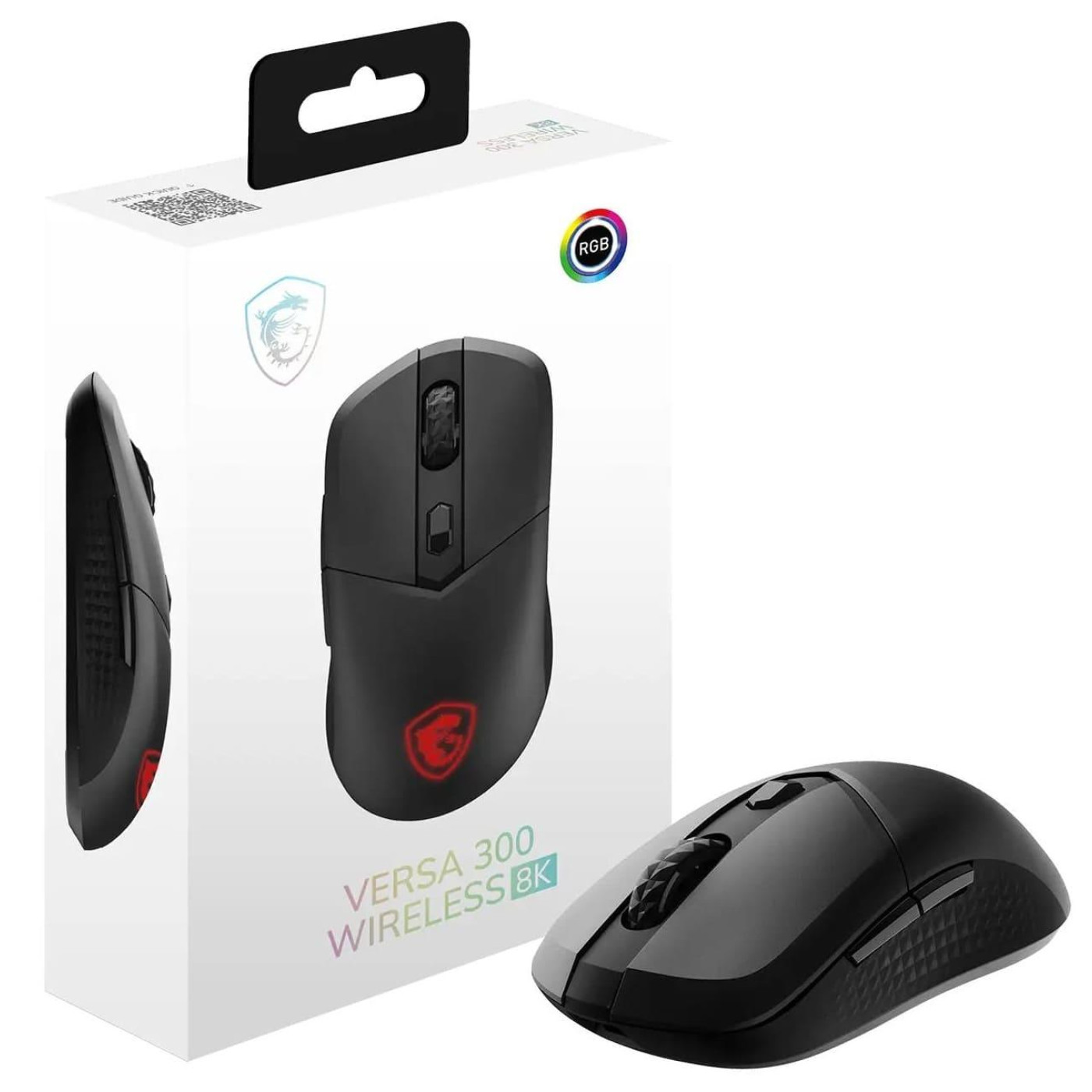 Мышь MSI Mиша VERSA 300 W 8К Black (VERSA 300 W 8K)