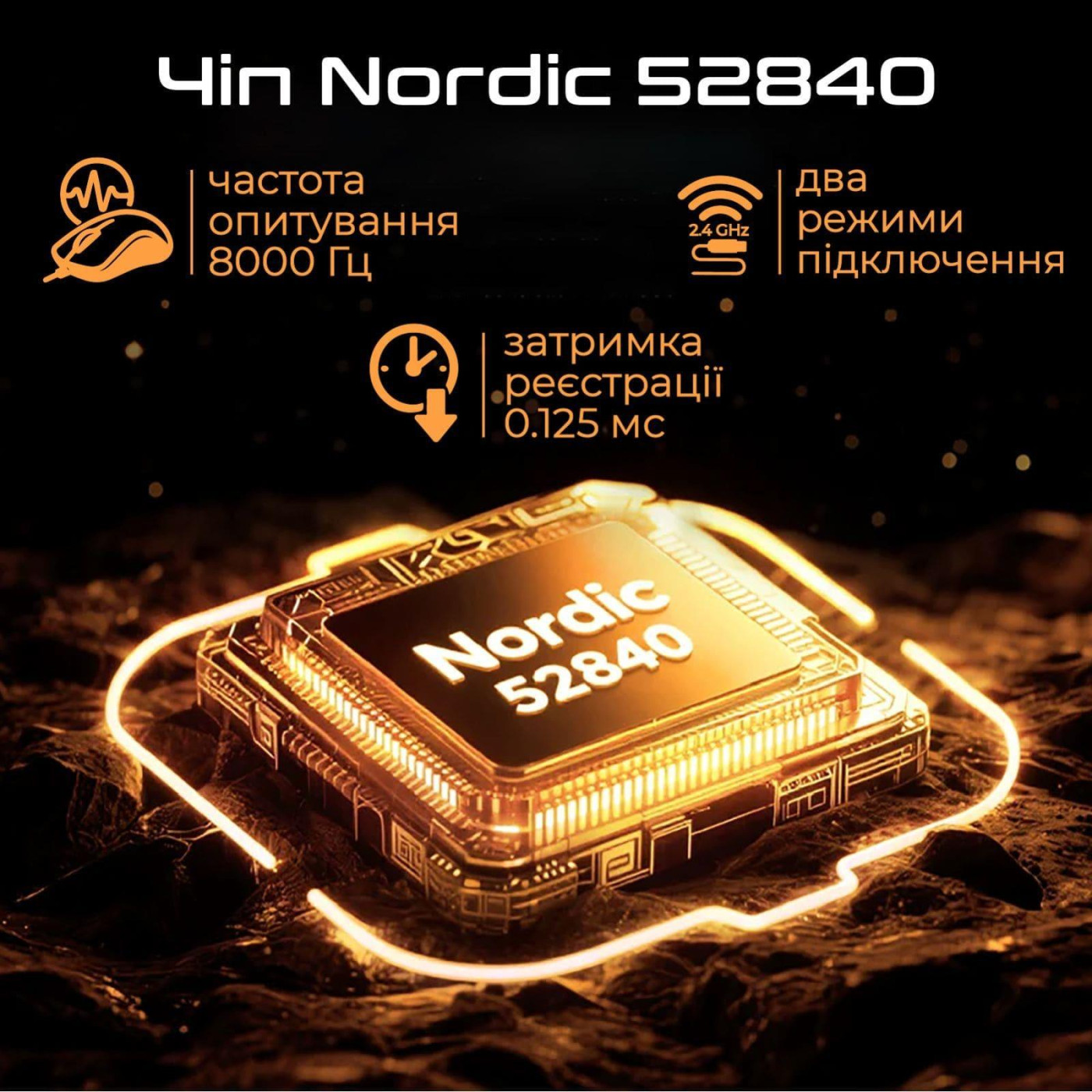 Миша RAWM ER21PRO Orange (ER21pro.orange)