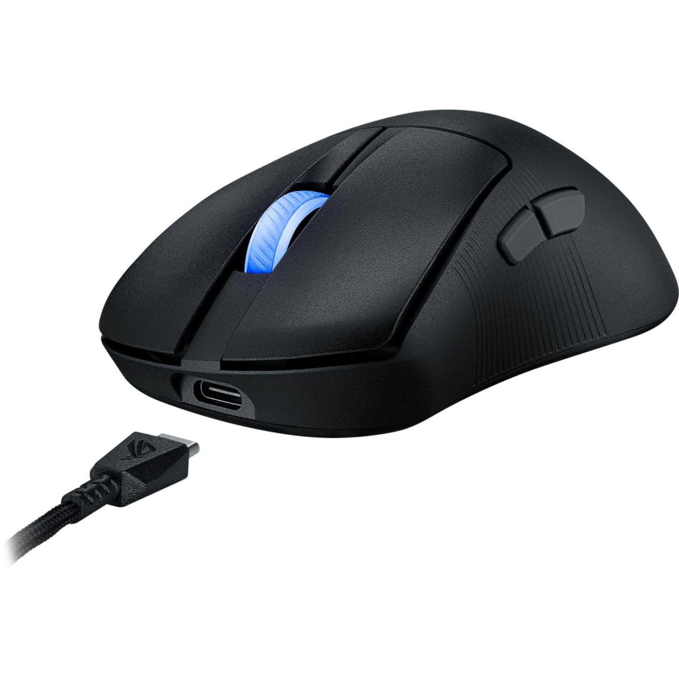 Бездротова миша ASUS ROG Keris II Ace RGB USB-A/WL/BT Black (90MP03N0-BMUA00)