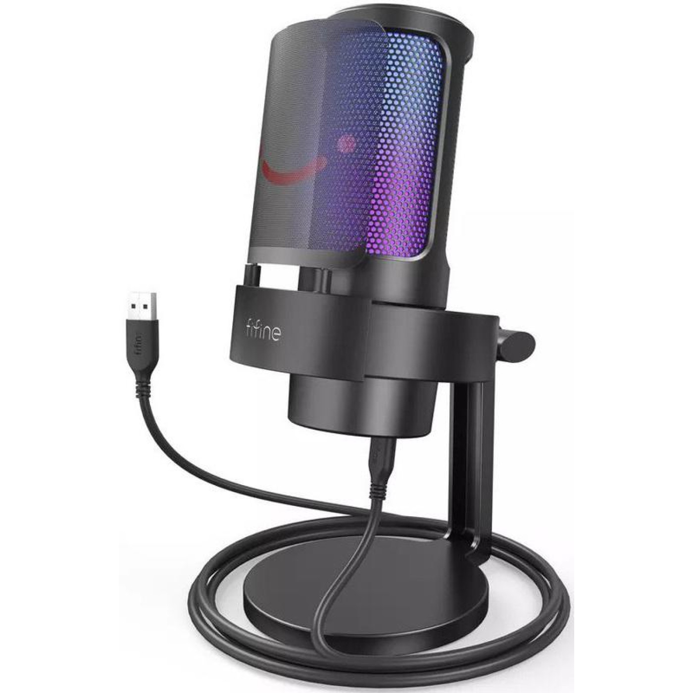 Мікрофон Fifine A8 RGB Black (A8)