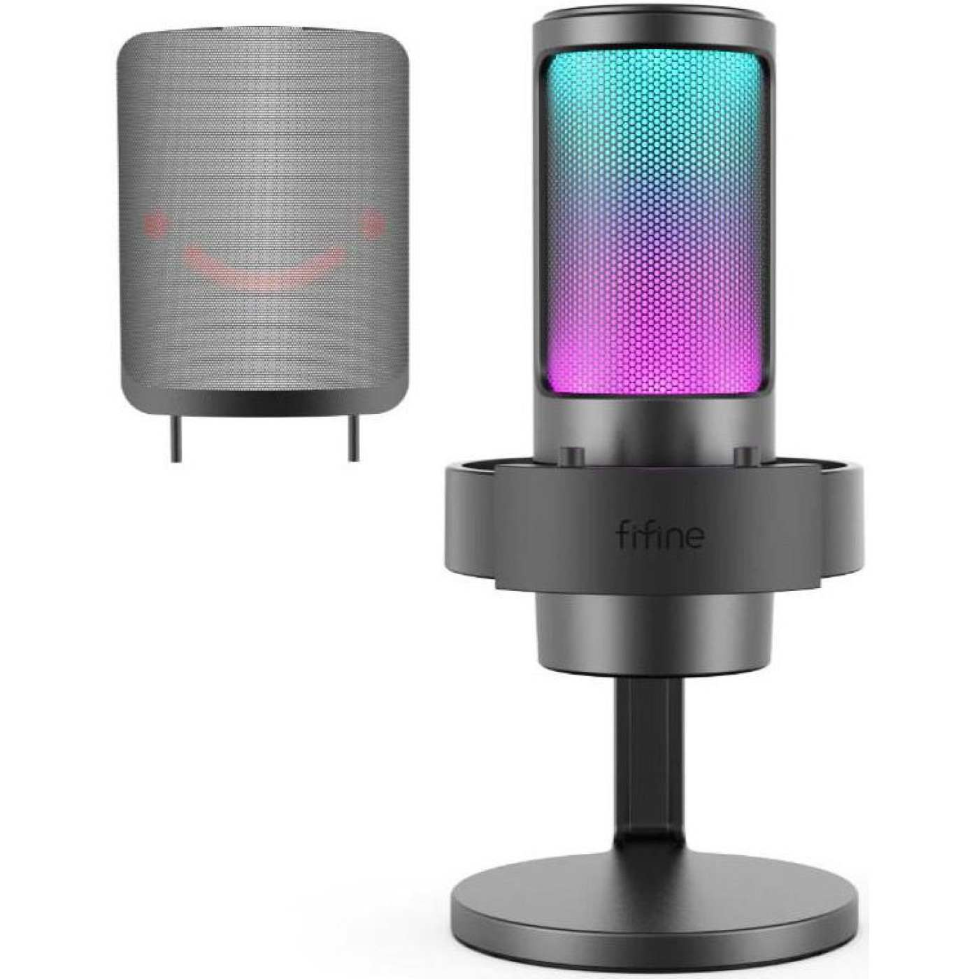 Мікрофон Fifine A8 RGB Black (A8)