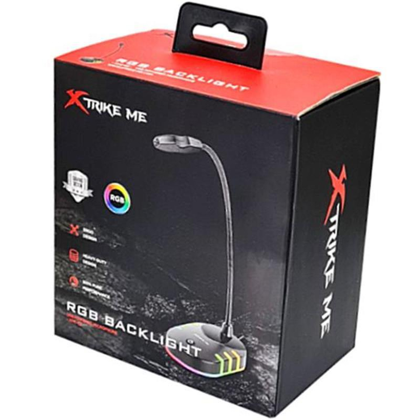 Микрофон настильний XTRIKE ME XMC-02 RGB backlit 3.5мм+USB