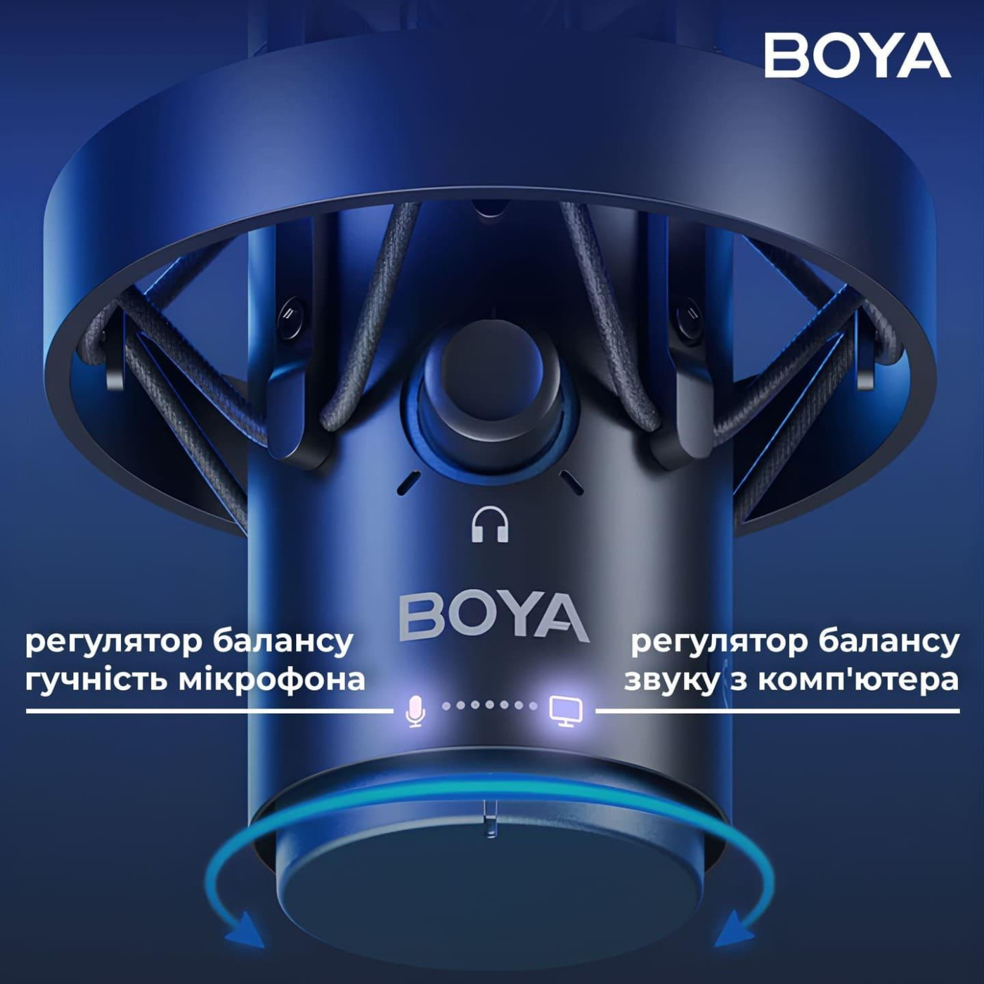 Микрофон Boya K5-02 RGB Black K5-02)
