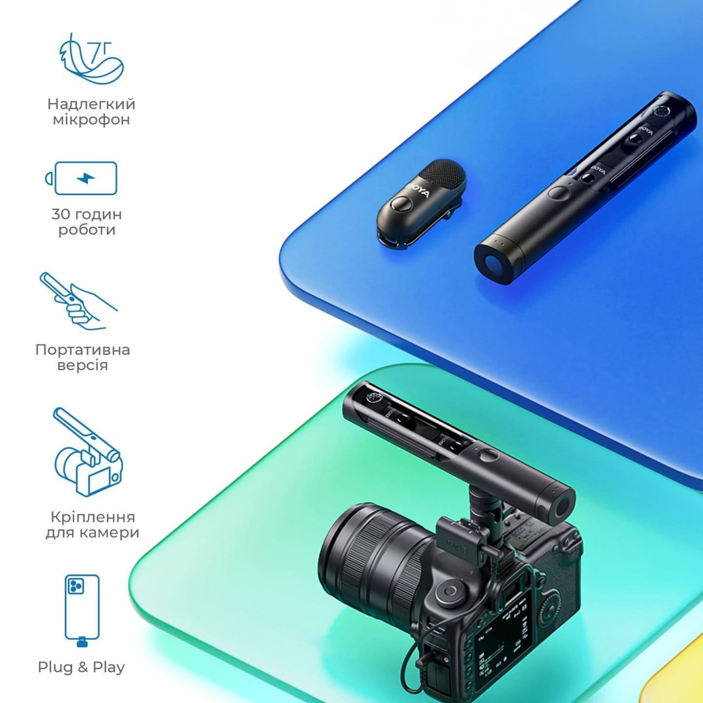 Микрофон Boya Magic-05 Type-C Black (Magic-05)