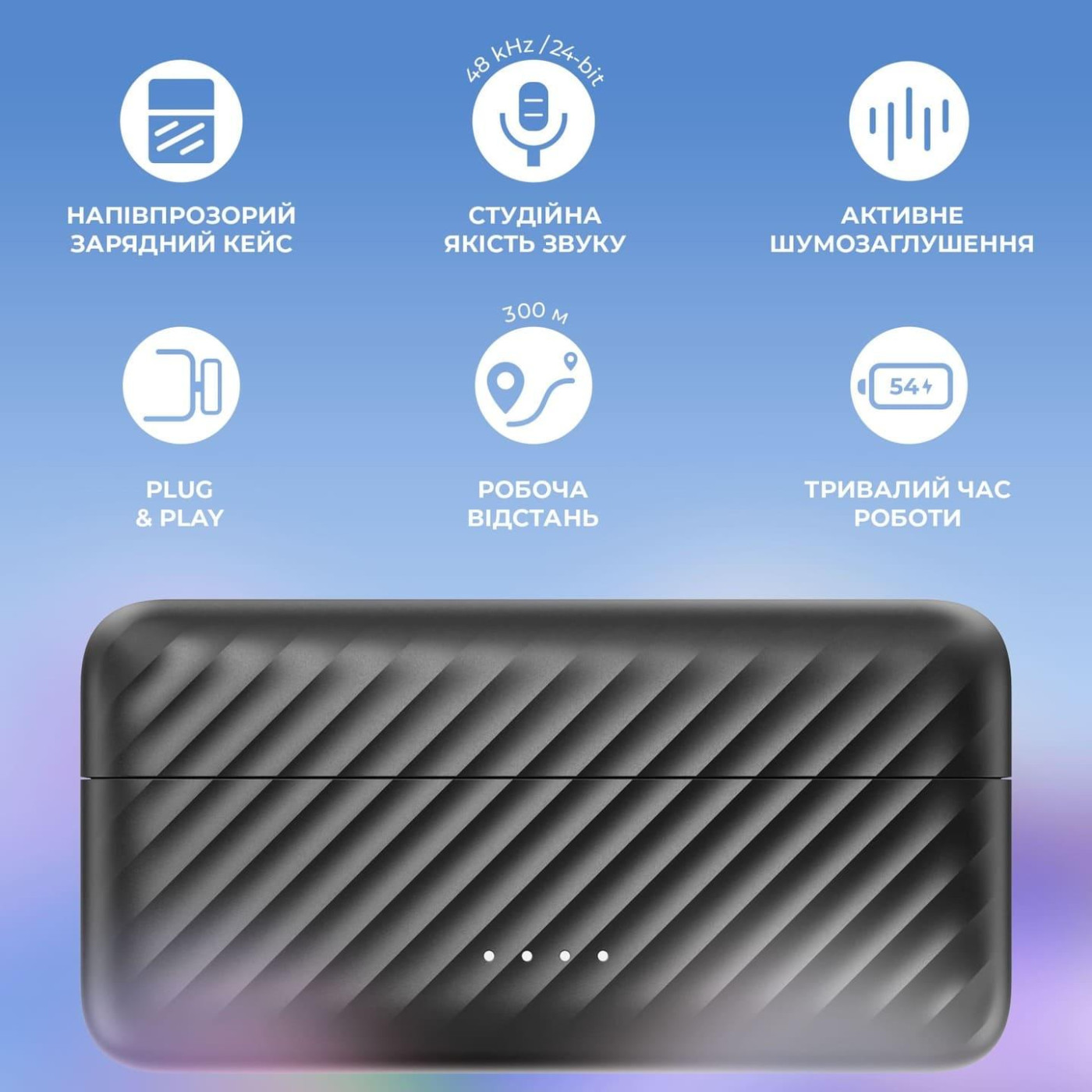 Микрофон Boya MIC 2-02 Type-C/TRS Black (MIC 2-02)