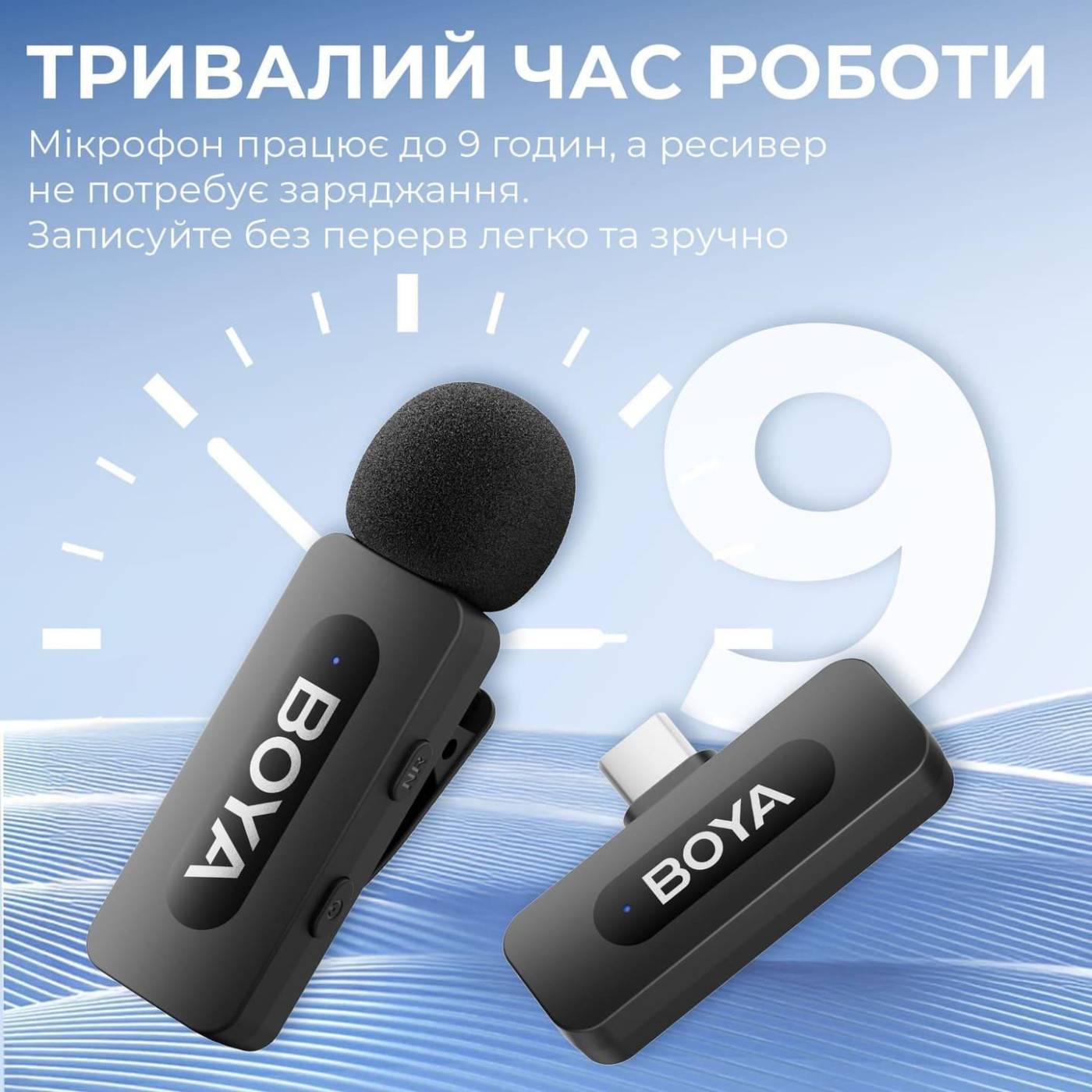Микрофон Boya BY-V10 Type-C Black (BY-V10)