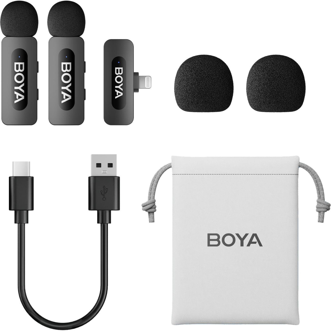 Микрофон Boya BY-V2 Lightning Black (BY-V2)