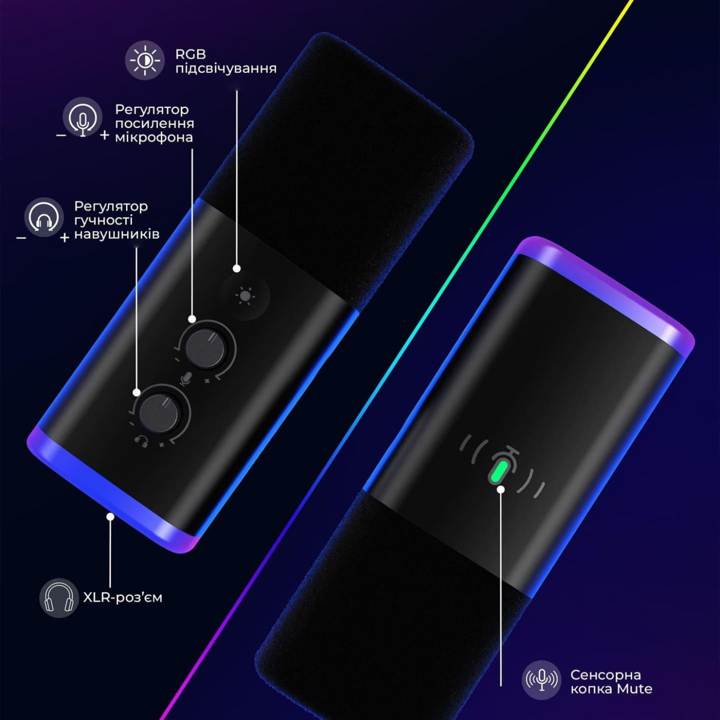 Мікрофон Fifine AM8T (AM8T)