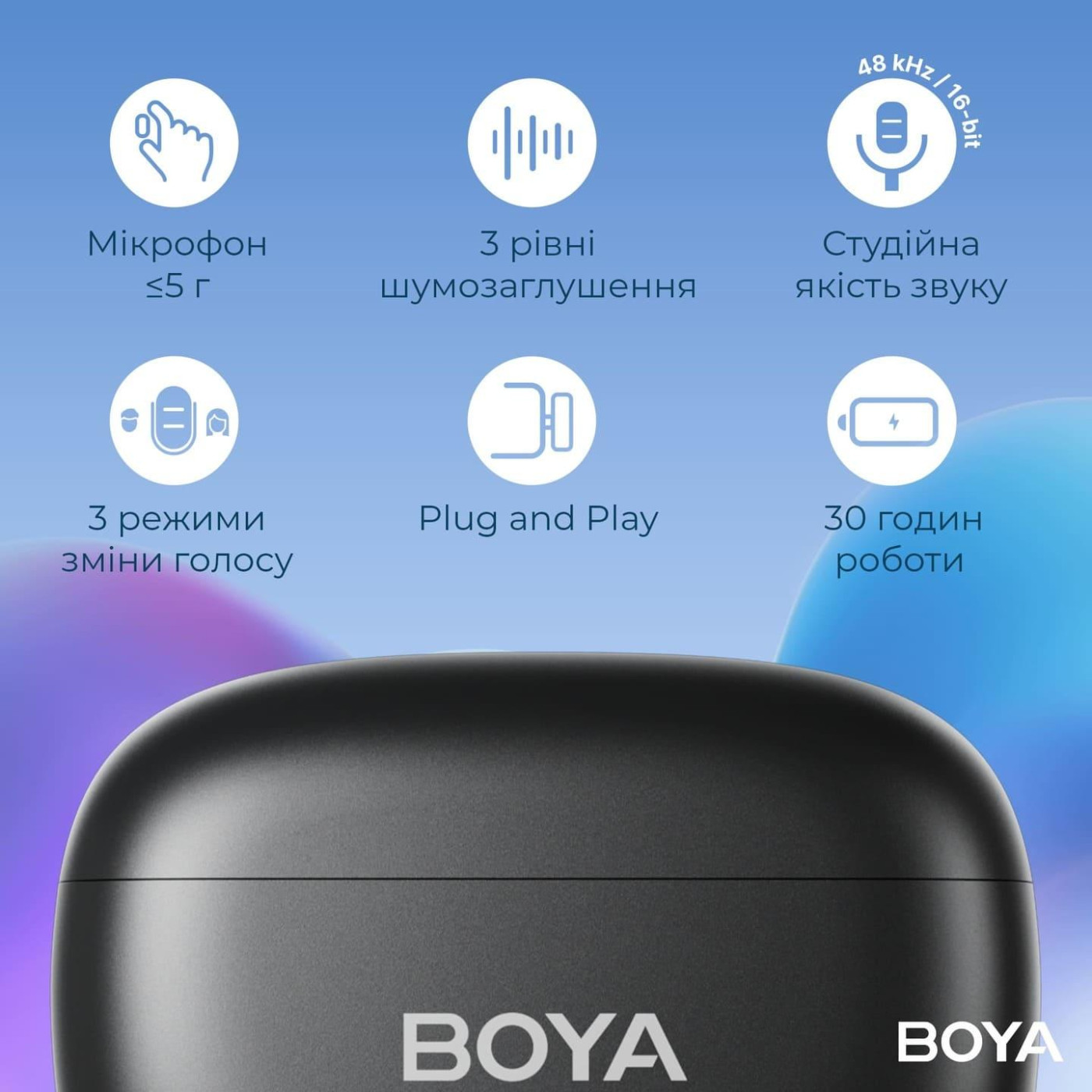 Микрофон Boya mini-18 TRS for camera Black (mini-18)