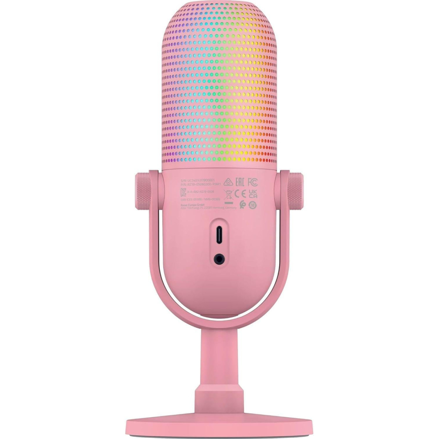 Мікрофон Razer Seiren V3 Chroma Quartz (RZ19-05060300-R3M1)