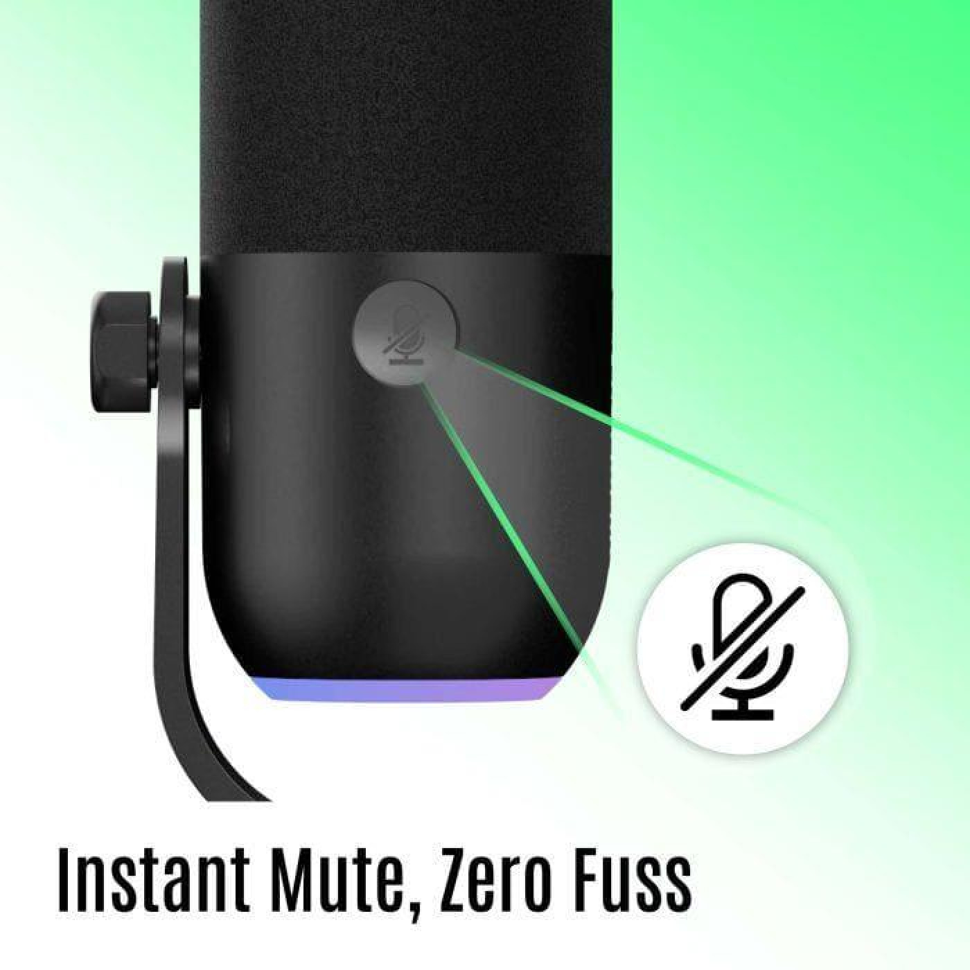 Микрофон STREAMPLIFY MIC MINI-48-RGB-ST Black (SPMC-MM1C327.11)