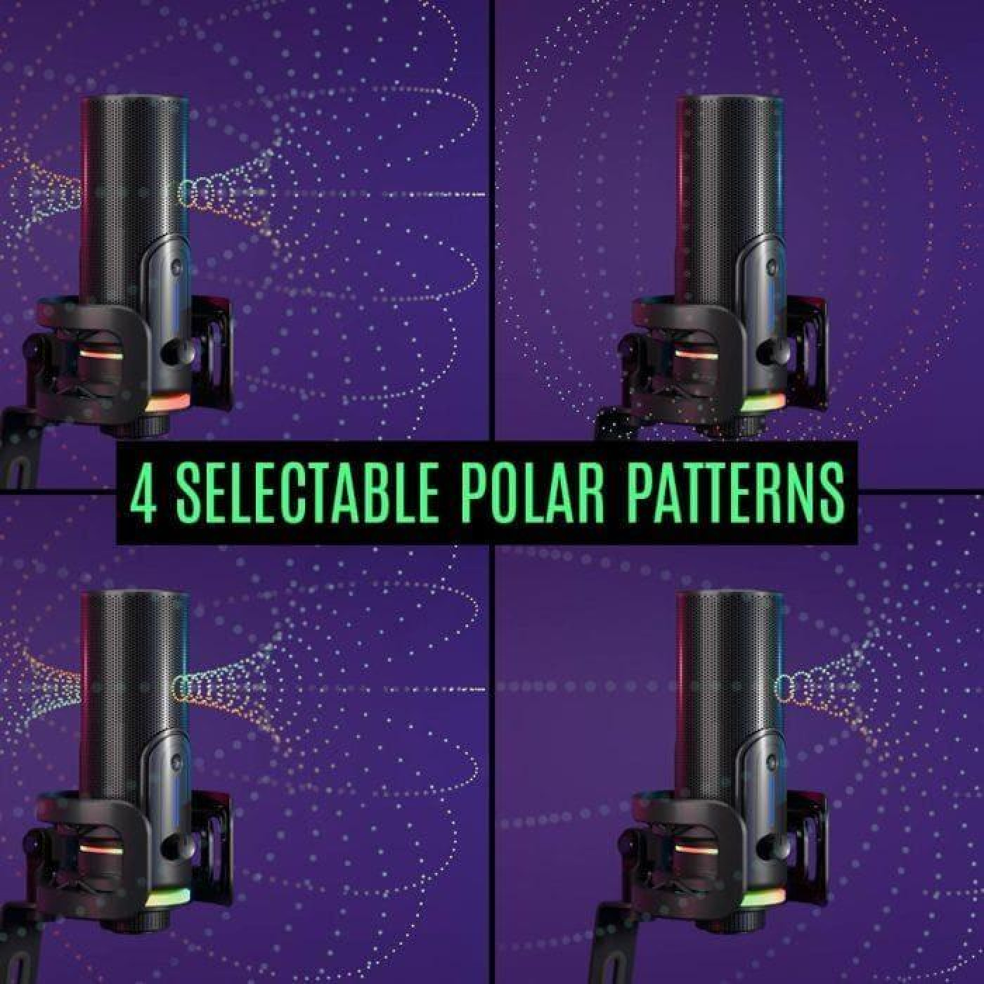 Микрофон STREAMPLIFY MIC PRO-192-RGB-ST Black (SPMC-MP3C327.11)