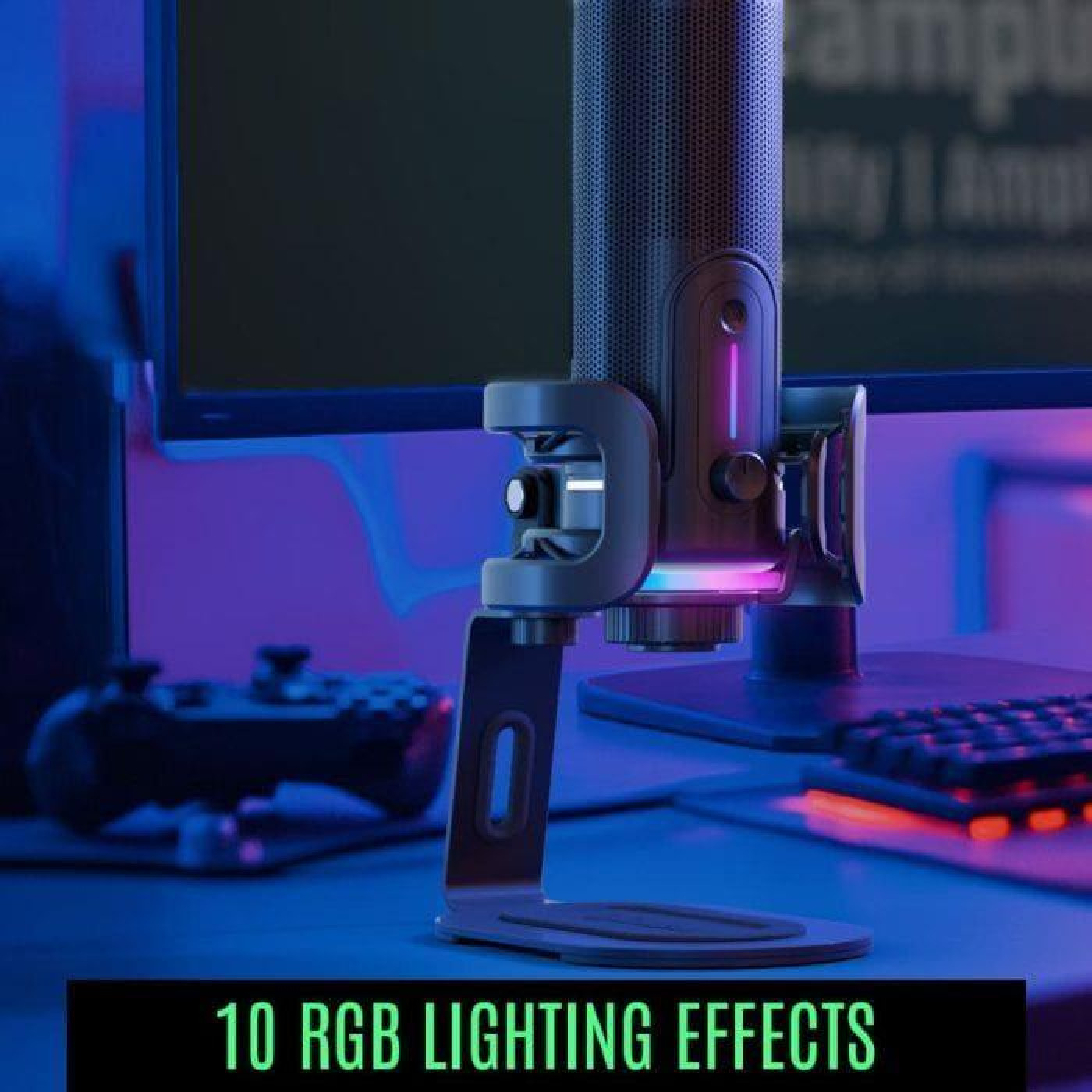 Микрофон STREAMPLIFY MIC PRO-192-RGB-ST Black (SPMC-MP3C327.11)