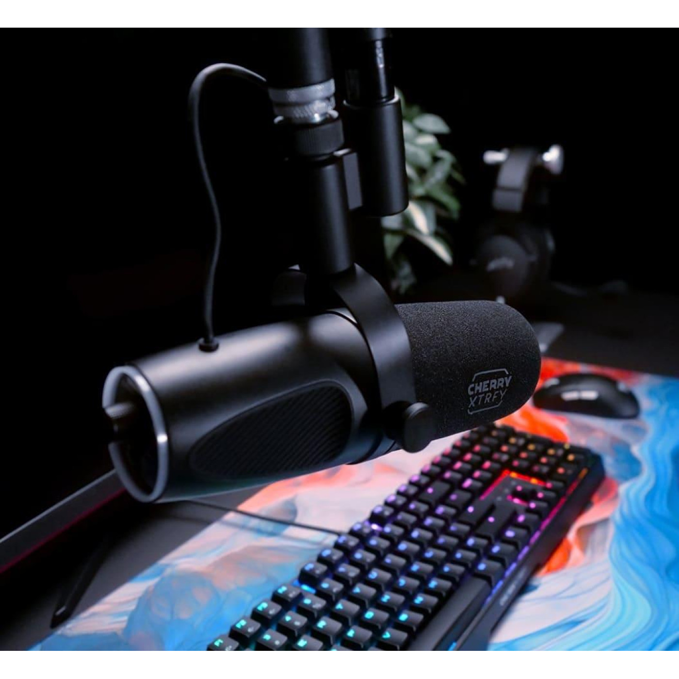 Микрофон Cherry Xtrfy Ngale X RGB Black (CX-NGALE-X-RGB-BLACK)