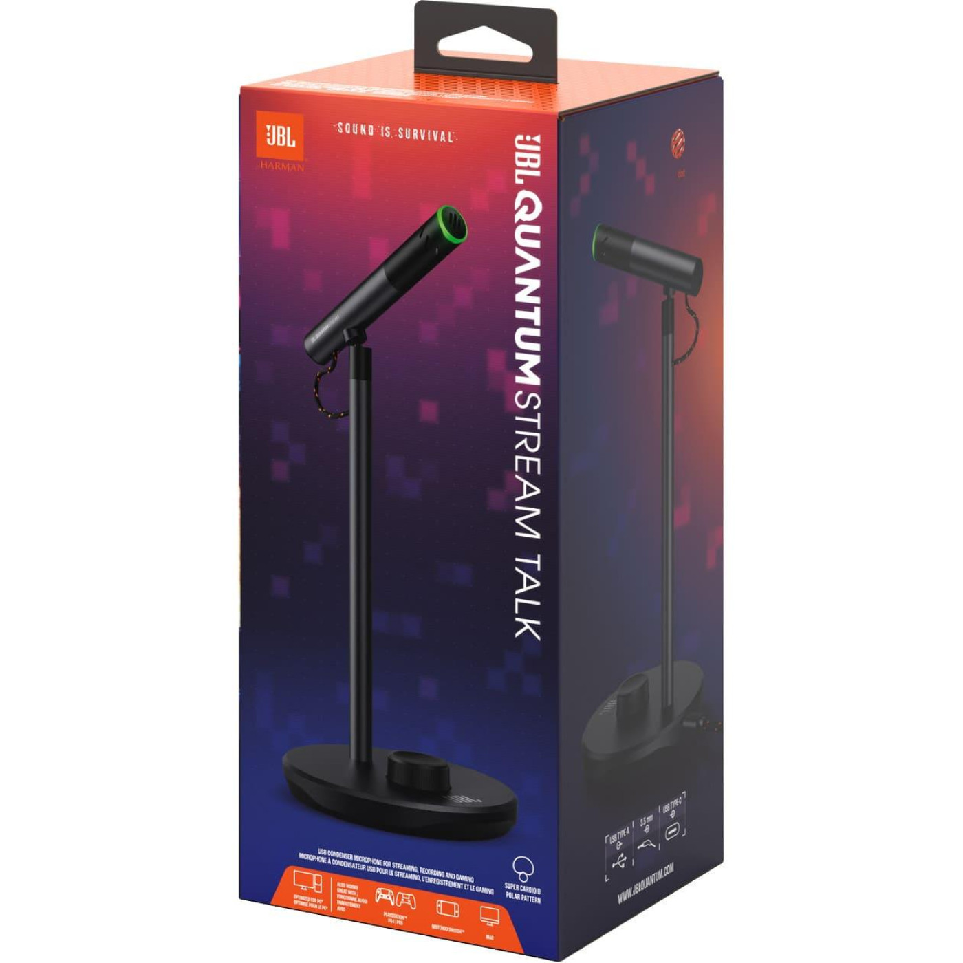 Микрофон JBL Quantum Stream Talk (JBLSTRMTALKBLK)