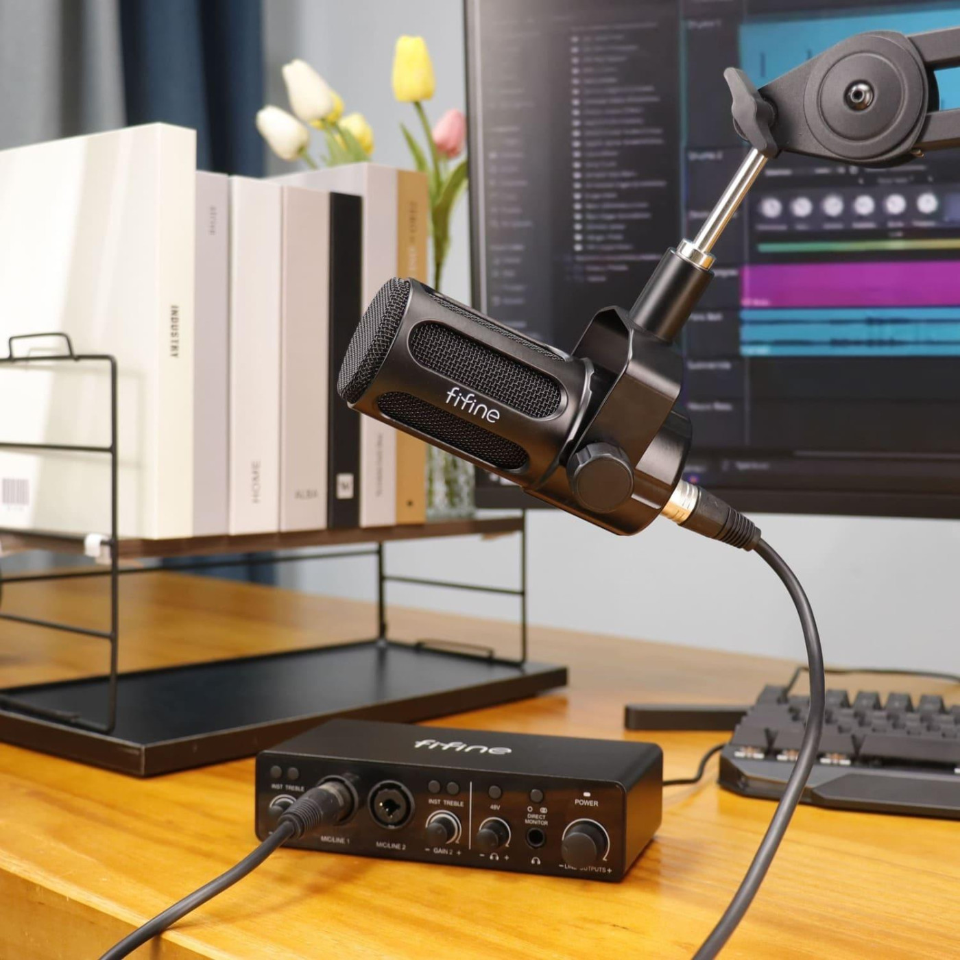 Микрофон Fifine Tank 1 XLR Black (Tank1)