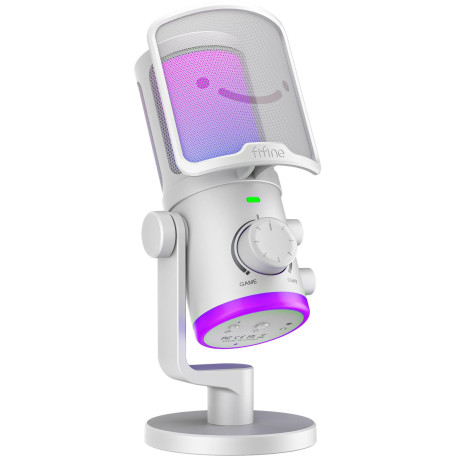 Мікрофон Fifine AM6W USB White (AM6W)