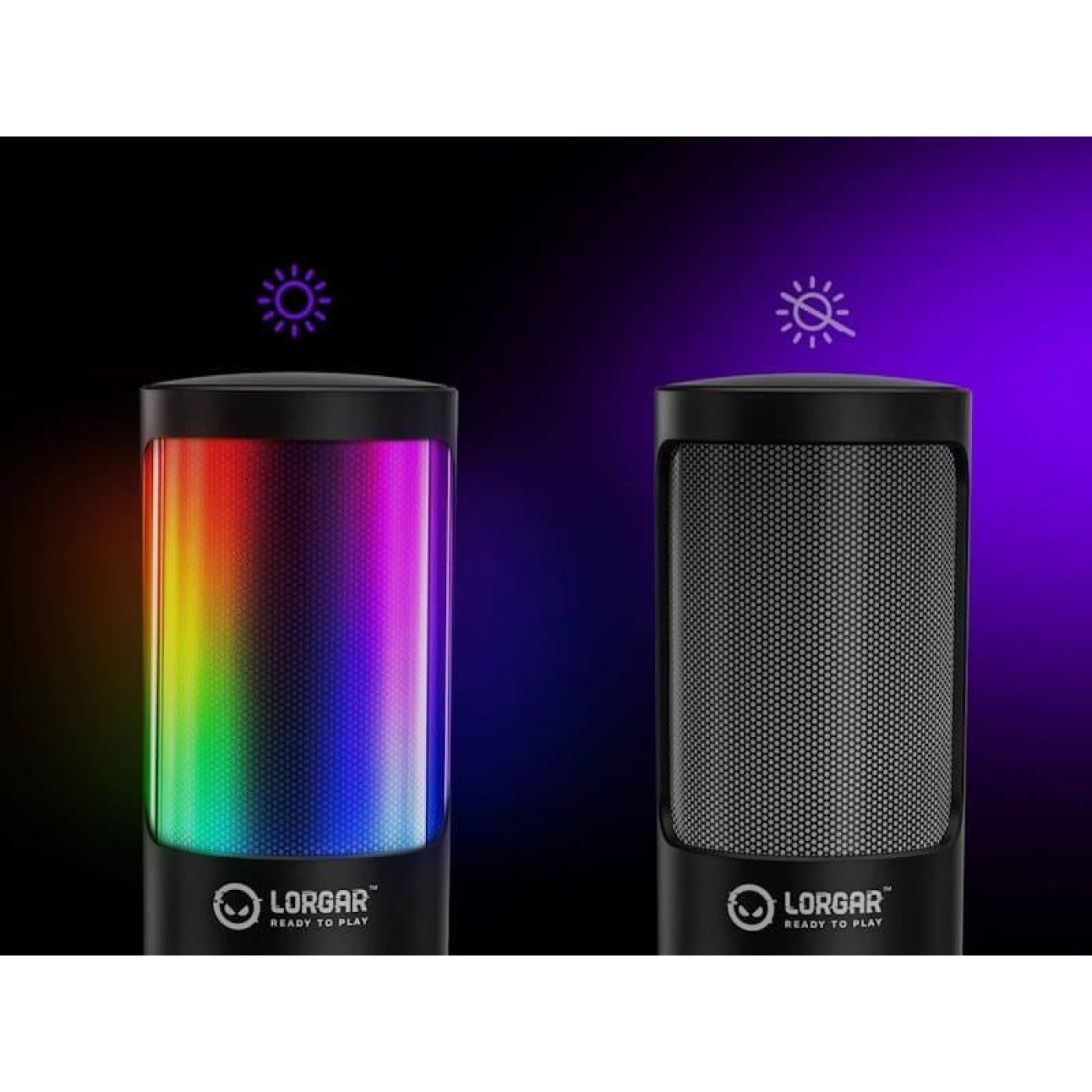 Микрофон Lorgar SMP40 RGB Black (LRG-SMP40)