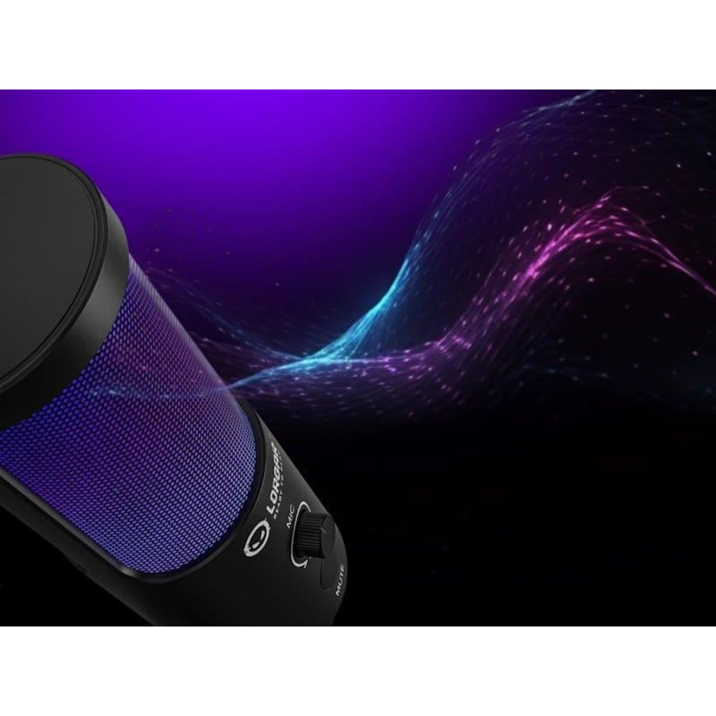 Микрофон Lorgar SMP40 RGB Black (LRG-SMP40)