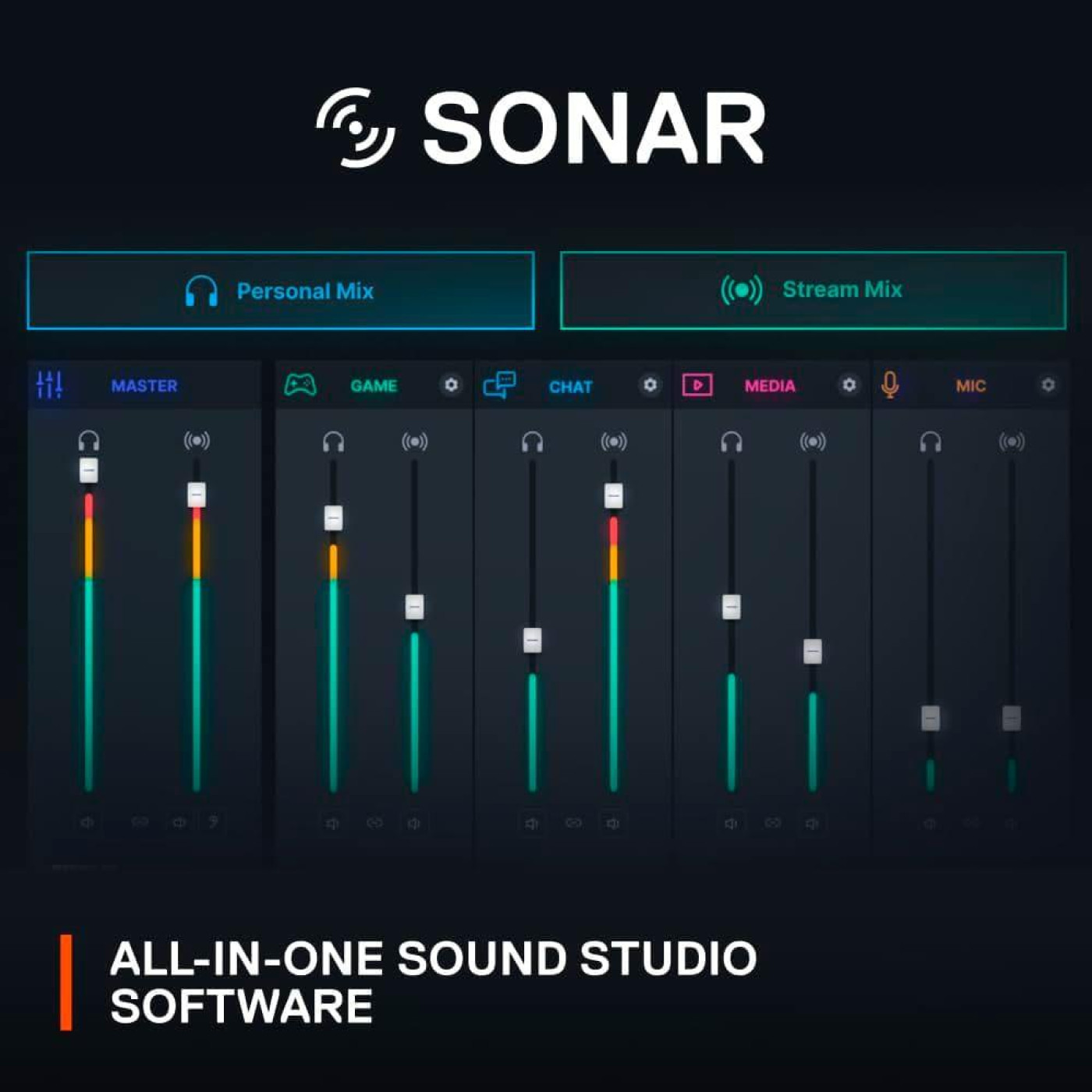 Микрофон SteelSeries Alias Pro RGB XLR Black (61597)