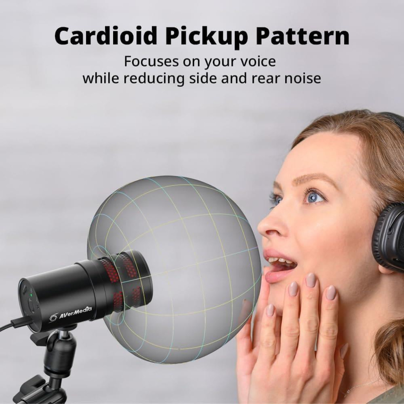 Микрофон AVerMedia AM310G2 Versati Go (40AAAM310AWL)